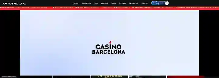 Página principal de Casino Barcelona